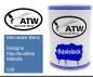 Preview: Mercedes-Benz, Designo Mauritiusblau Metallic, 039: 500ml Lackdose, von ATW Autoteile West.